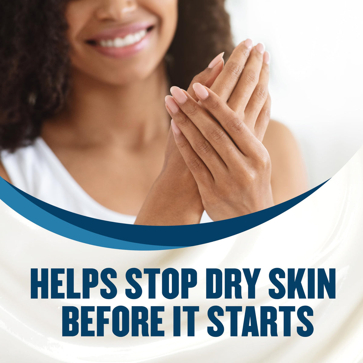 Gold Bond label and ingredient list highlighting vitamins and moisturizing benefit