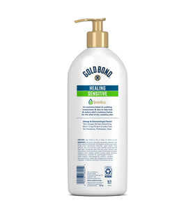 Gold Bond lotion texture close-up demonstrating smooth, non-greasy hydration