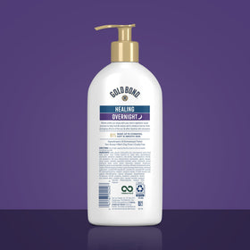 Gold Bond lotion texture swatch showing lightweight hydrating cream