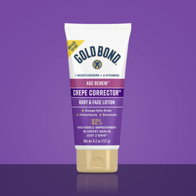 Gold Bond Retinol Overnight tube detail showing creamy retinol benefit