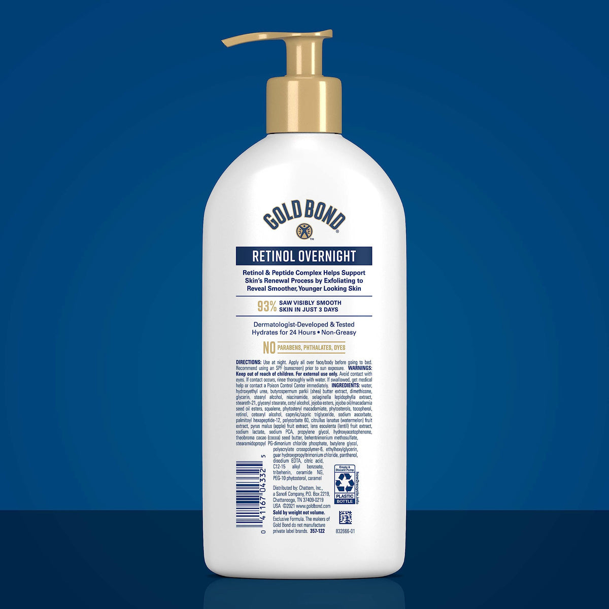 Gold Bond texture close-up highlighting smooth non-greasy hydration