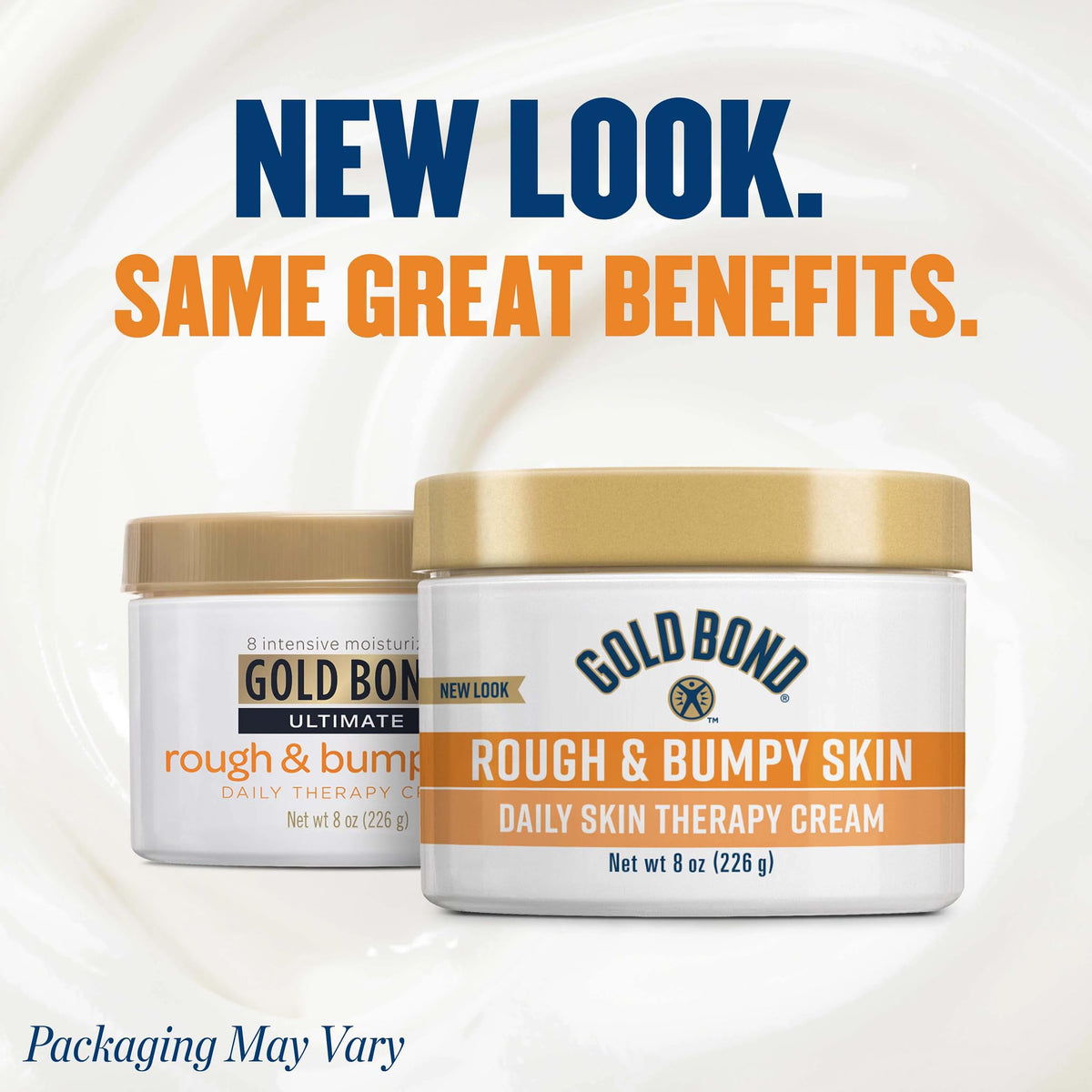 Gold Bond cream texture close-up highlighting rich hydration