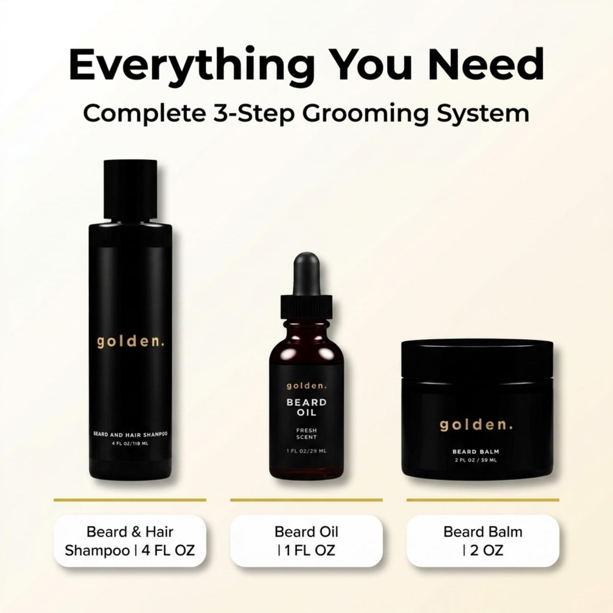 Golden Grooming Company lifestyle shot outdoors conveying crisp Fresh scent