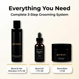 Golden Grooming Company lifestyle shot outdoors conveying crisp Fresh scent