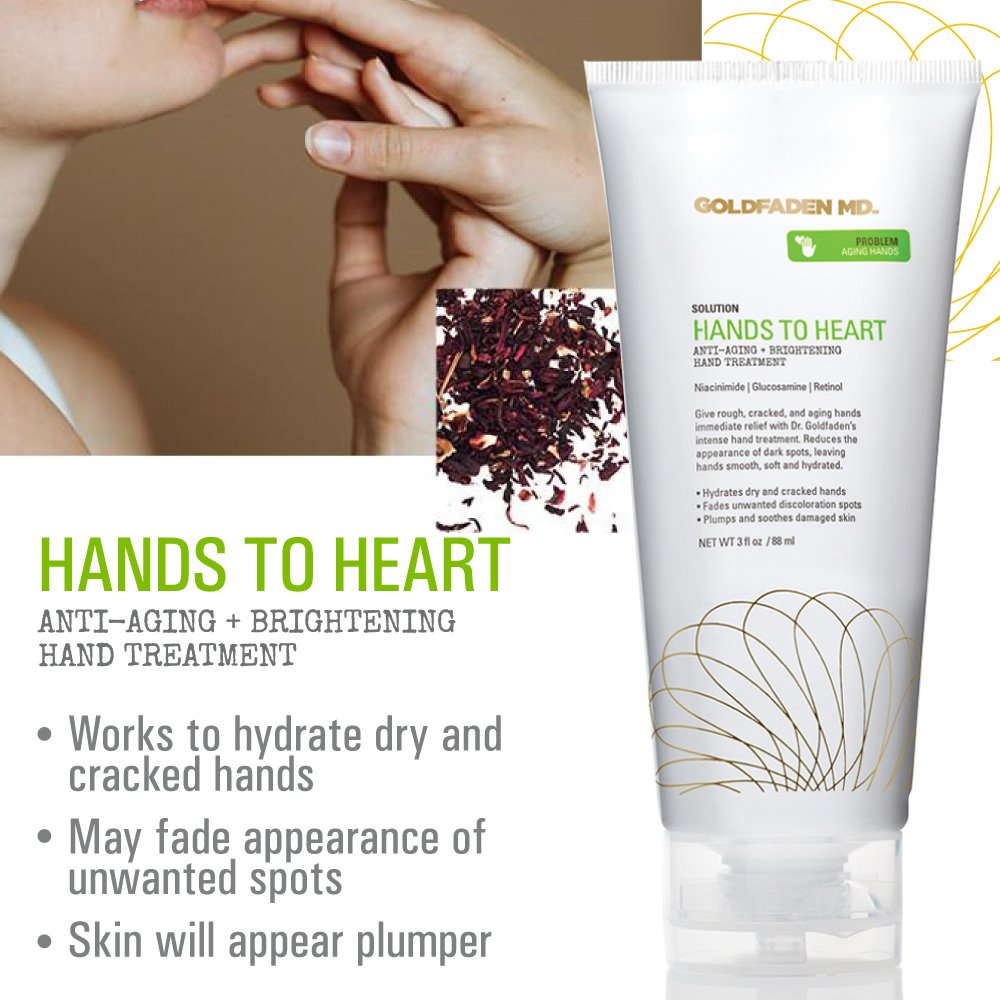 GOLDFADEN MD oil drop on skin demonstrating smooth absorption and hydration
