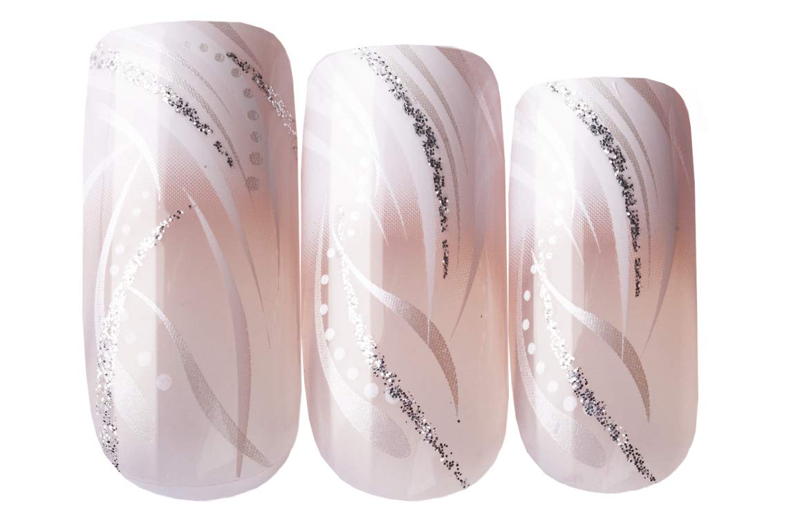 Goldfinger close-up of smooth ABS nail surface highlighting glossy finish