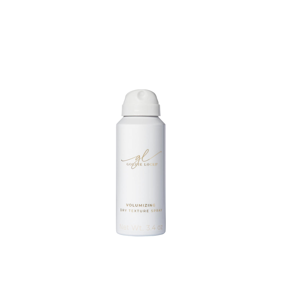 Goldie Locks travel bottle front view showing portable volumizing spray benefit