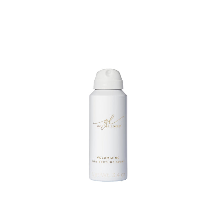 Goldie Locks travel bottle front view showing portable volumizing spray benefit