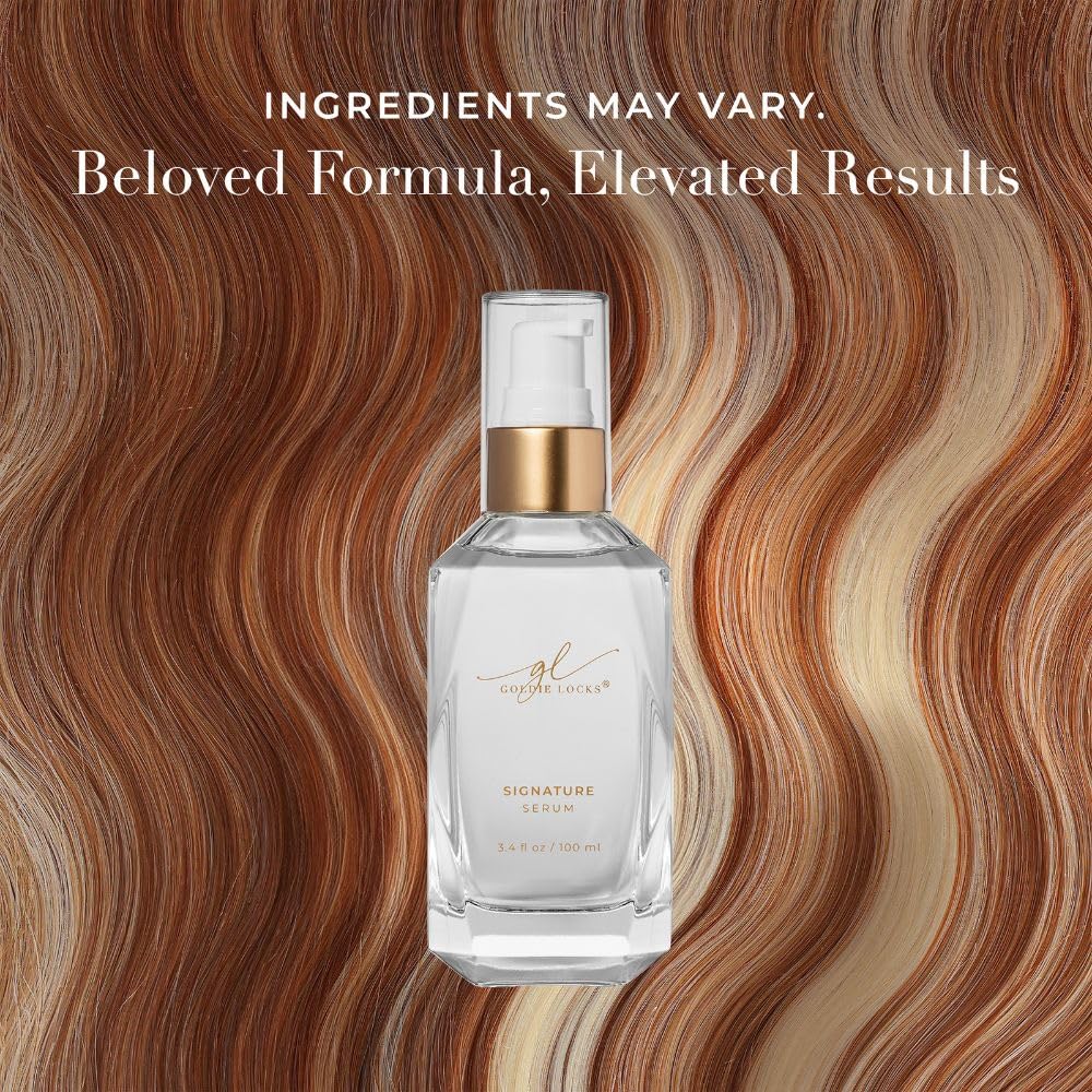 Goldie Locks label close-up emphasizing clean, protein-free formulation