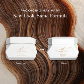 Goldie Locks open jar texture of rich mask emphasizing creamy hydration