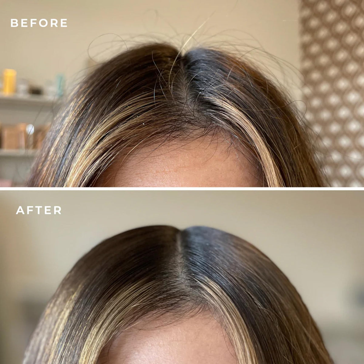 Goldie Locks before and after part line showing cleaner, sleeker finish