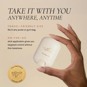 Goldie Locks stick inside a gym bag for quick on-the-go smoothing
