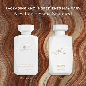 Goldie Locks creamy conditioner texture highlighting slip