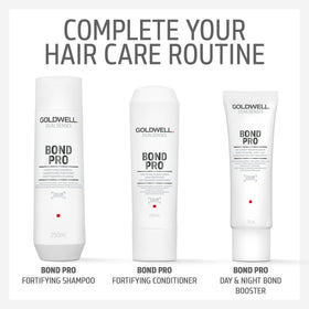 Goldwell Bond Pro in-salon use on wet hair demonstrating detangling and reinforcement