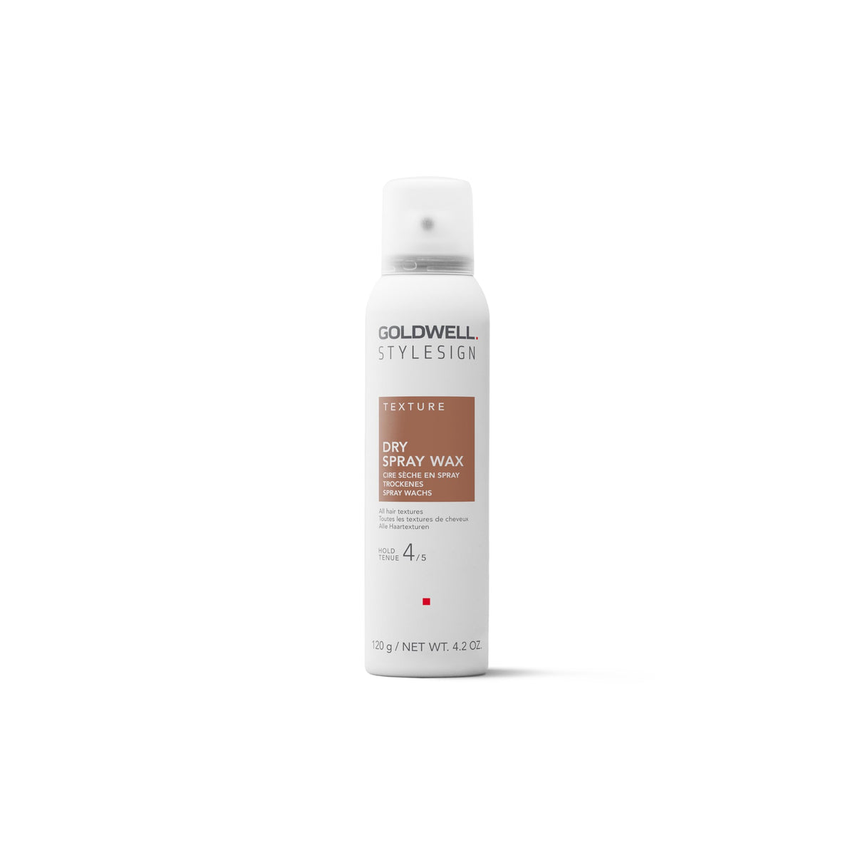 Goldwell dry spray wax front packaging showing product identity and benefit