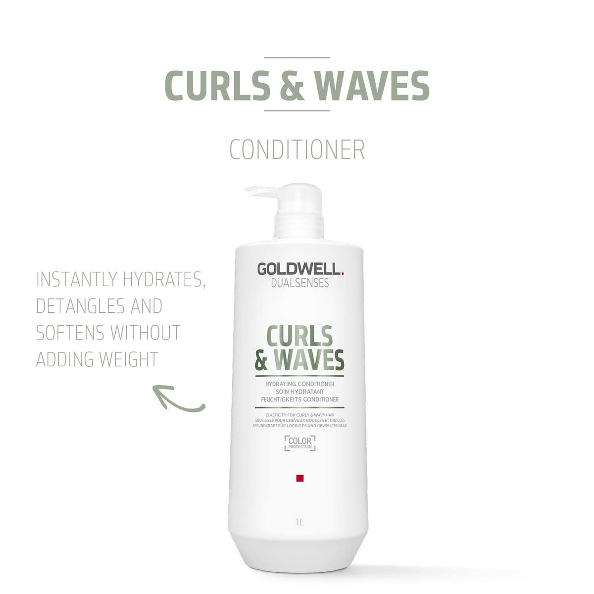 Goldwell Dualsenses pump detail for easy dispensing and salon efficiency
