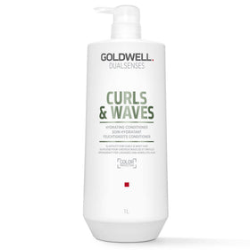 Goldwell Dualsenses front bottle view showing branding and 1L size benefit