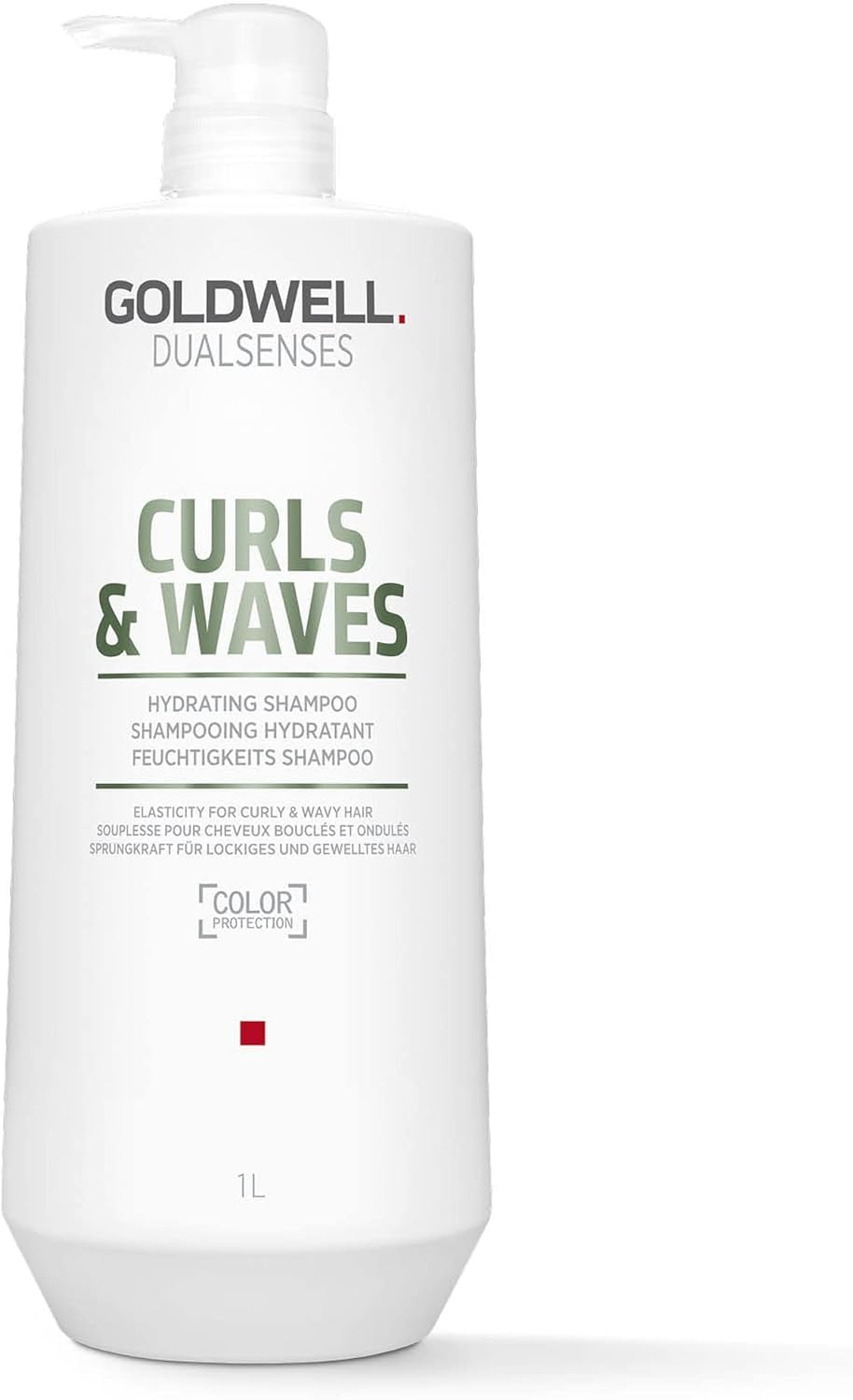Goldwell front bottle view showing product and clear curl benefits