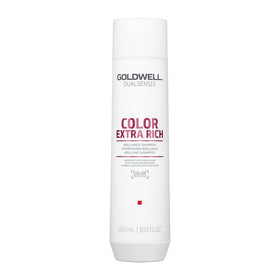 Goldwell bottle front packaging showing product and benefits