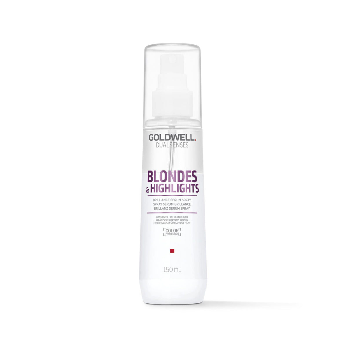 Goldwell Dualsenses front packaging showing bottle and branding for instant recognition and benefit