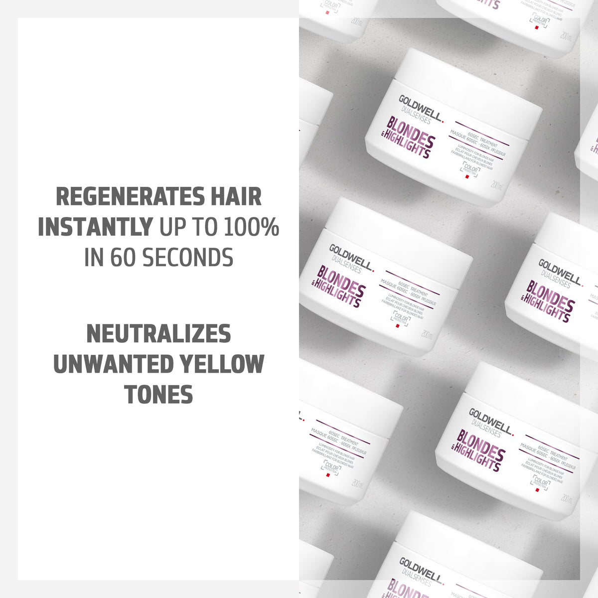 Goldwell Luminescine technology concept image highlighting color luminosity boost