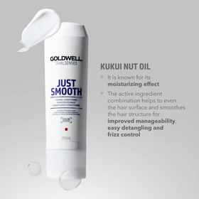 Goldwell conditioner cream texture close-up showing rich hydrating slip