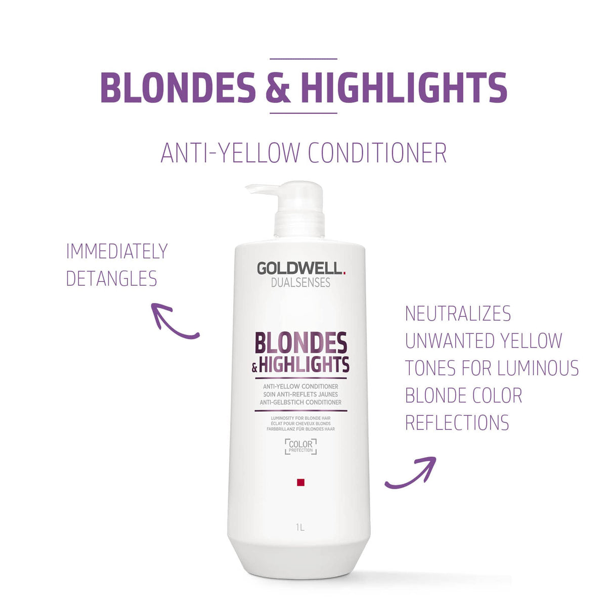 Goldwell Dualsenses texture on hand demonstrating smooth, easy‑spread benefit
