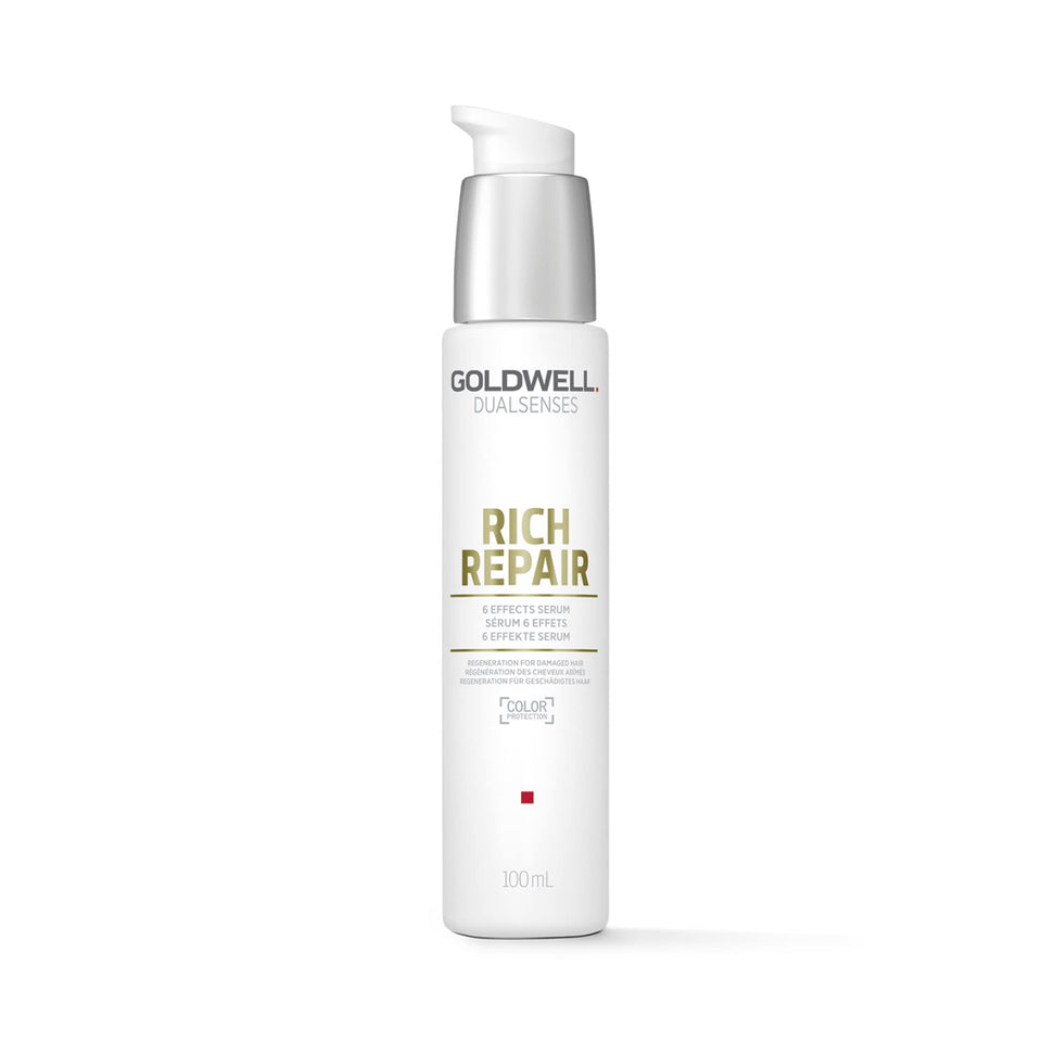 Goldwell bottle front view showing product and lightweight repair benefits