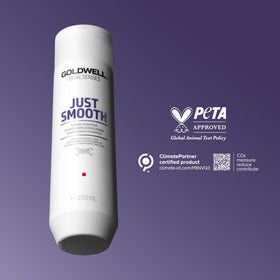 Goldwell back label close-up listing ingredients and product benefits
