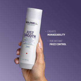Goldwell creamy shampoo texture close-up highlighting smooth consistency