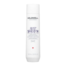 Goldwell bottle front packaging shows smooth frizz-control benefits