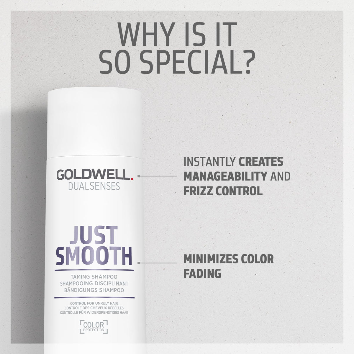 Goldwell label closeup showing microPROtec and color-protection info