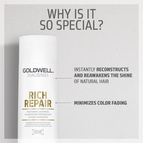 Goldwell microPROtec complex illustration showing targeted repair action