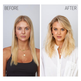 Goldwell mousse pump dispensing airy foam texture for easy application