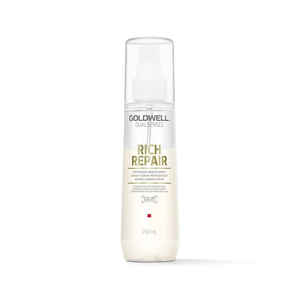 Goldwell product front packaging showing 150ml bottle and branding benefit