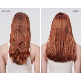 Goldwell styled hair after blow-dry showing lifted roots and volume