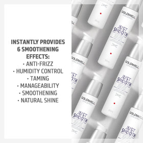 Goldwell 100ml bottle held in hand to show true scale and travel-friendly benefit