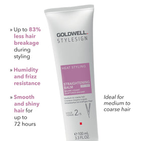 Goldwell product in hand being applied, demonstrating easy distribution