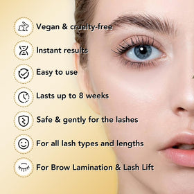 GOLLEE perm and neutralizer bottles displaying gentle, low-irritation formulas