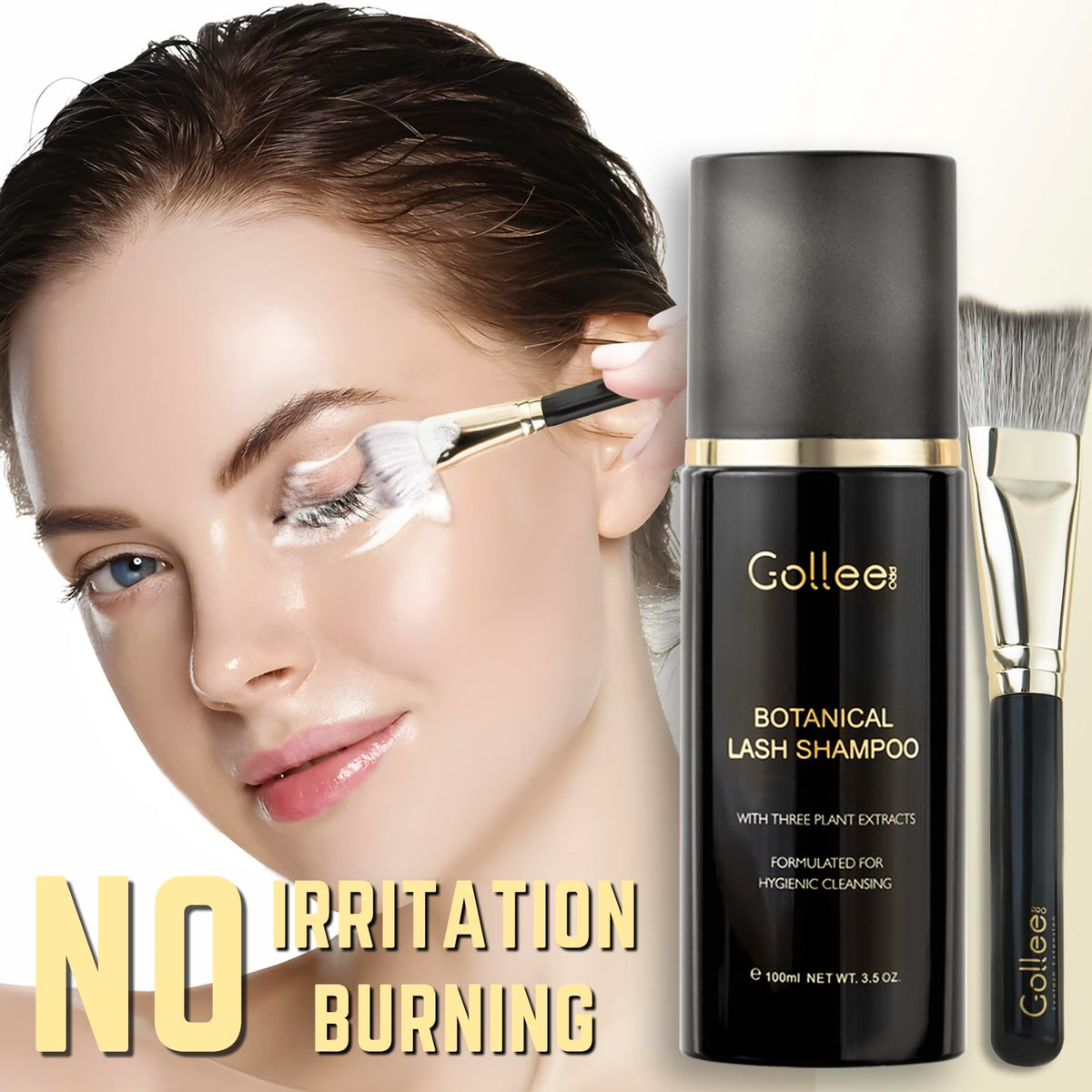 GOLLEEPRO in-salon-use with technician cleaning extensions for retention