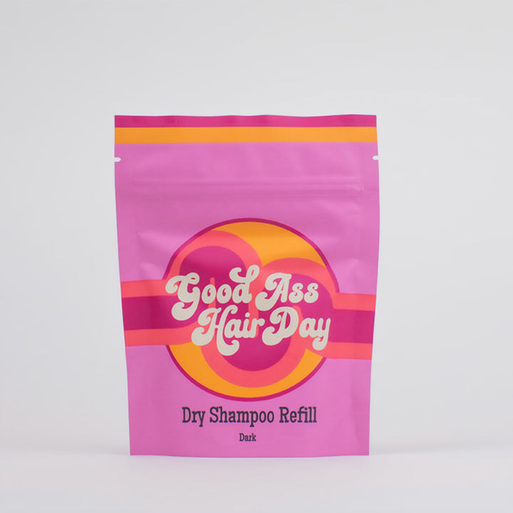 Good Ass Hair Day front packaging showing refill benefit and eco design