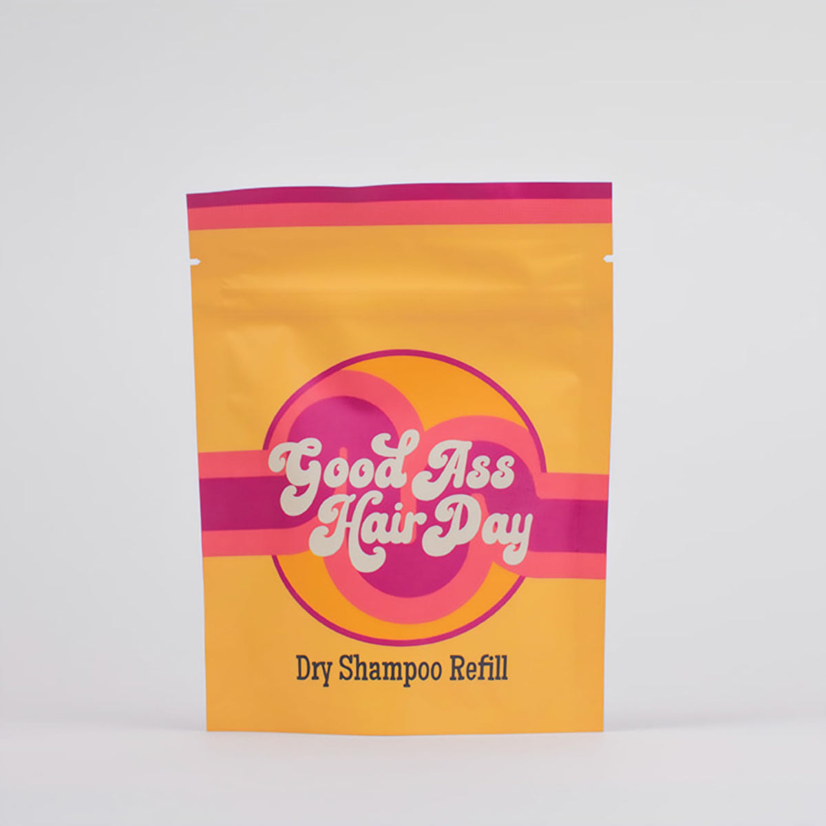 Good Ass Hair Day front pouch showing label and vanilla scent benefits