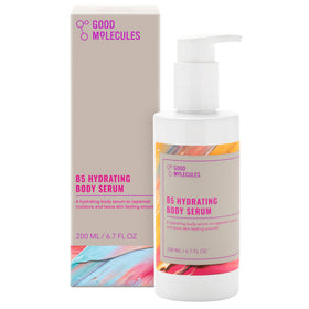 Good Molecules front packaging showing serum bottle and label, clear product benefit
