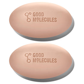 Good Molecules front packaging showing bar pair and branding for clear routine