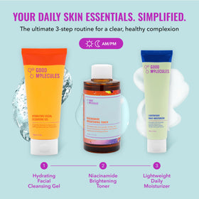 Good Molecules cleanser pump close-up showing gentle gel texture and hydration