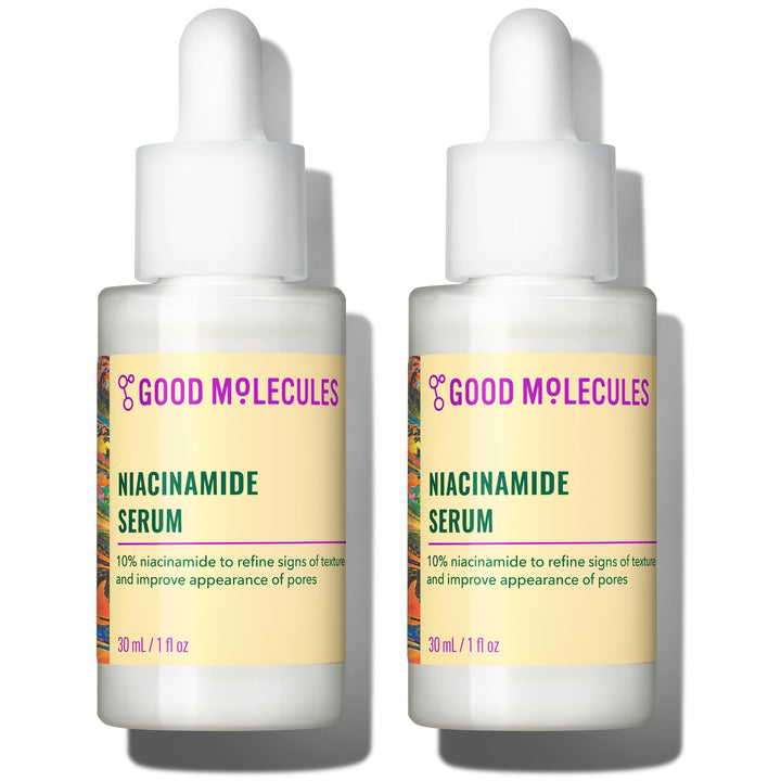 Good Molecules front label showing pack and concentration benefit