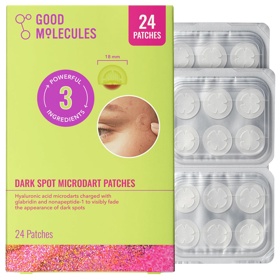 Good Molecules front packaging showing 24-count pack and product benefit
