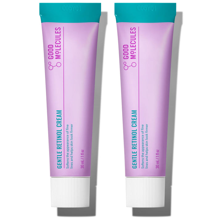 Good Molecules front packaging showing twin 30 ml tubes and benefits