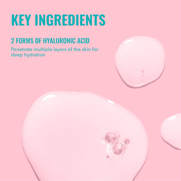 Good Molecules serum texture on skin, fast absorbing hydration benefit