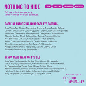 Good Molecules morning routine lifestyle image boosting awake-looking eyes